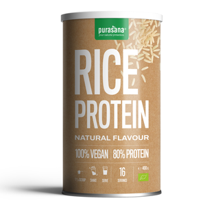 Purasana Vegan Protein Poeder Rijst Naturel 400GR