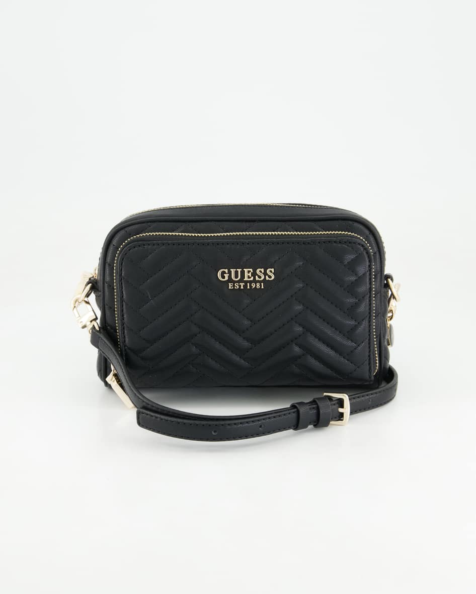 Guess Anning Camera Crossbody Handtasche in Schwarz