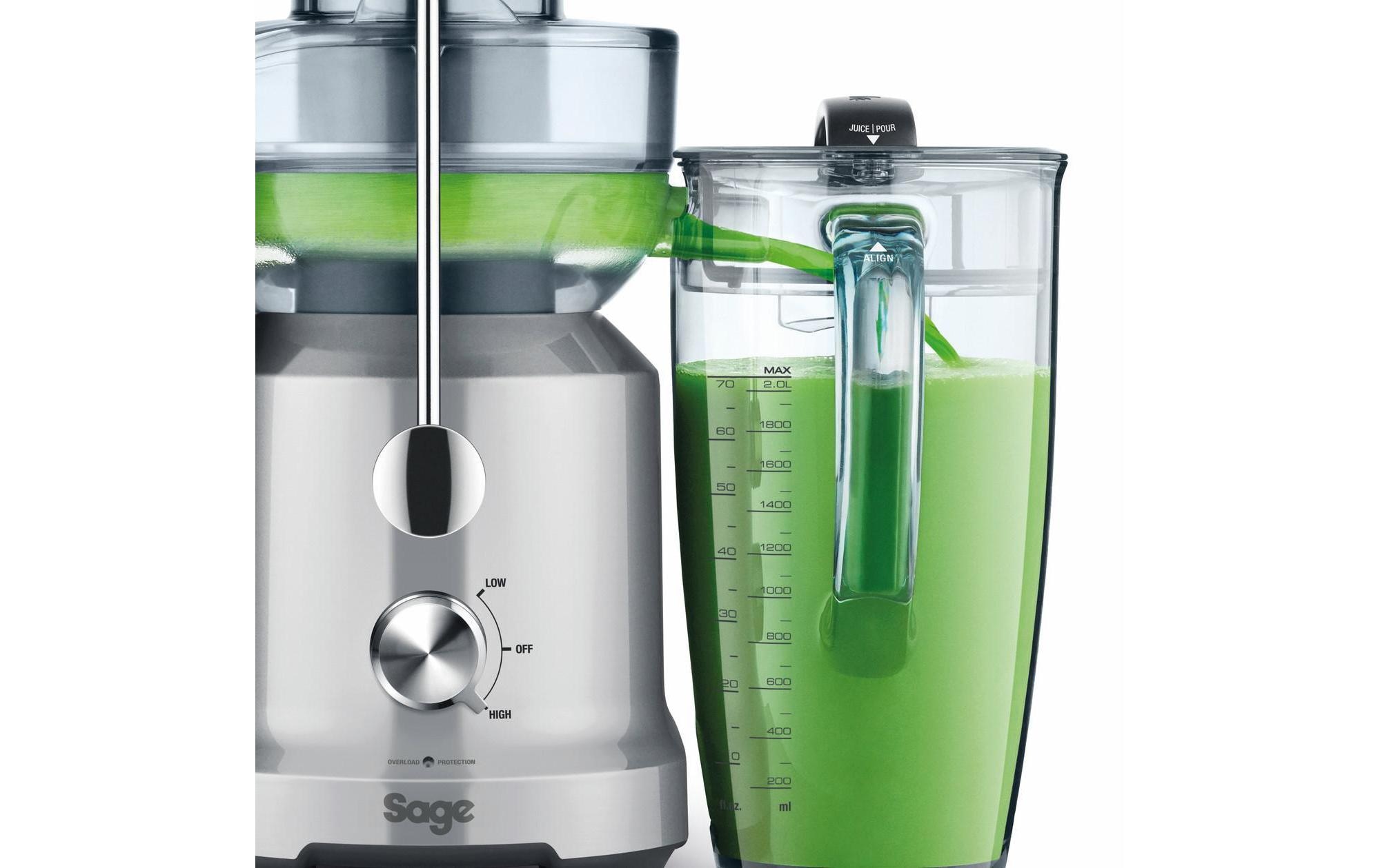 Sage Entsafter »Entsafter Nutri Juicer Cold« 1250 W Auffangbehälter, Einfülltrichter, Tresterbehälter