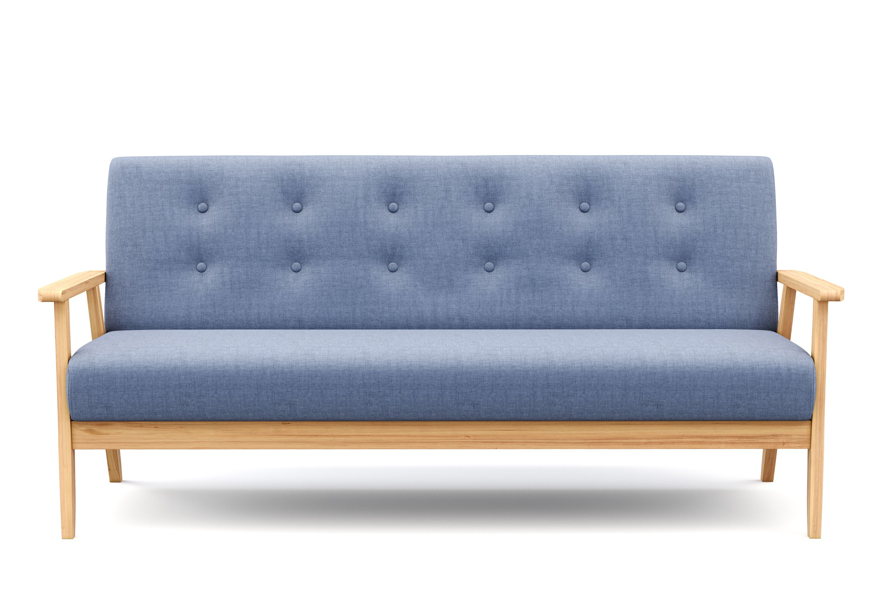Sofa EDDY 3-Sitzer blau