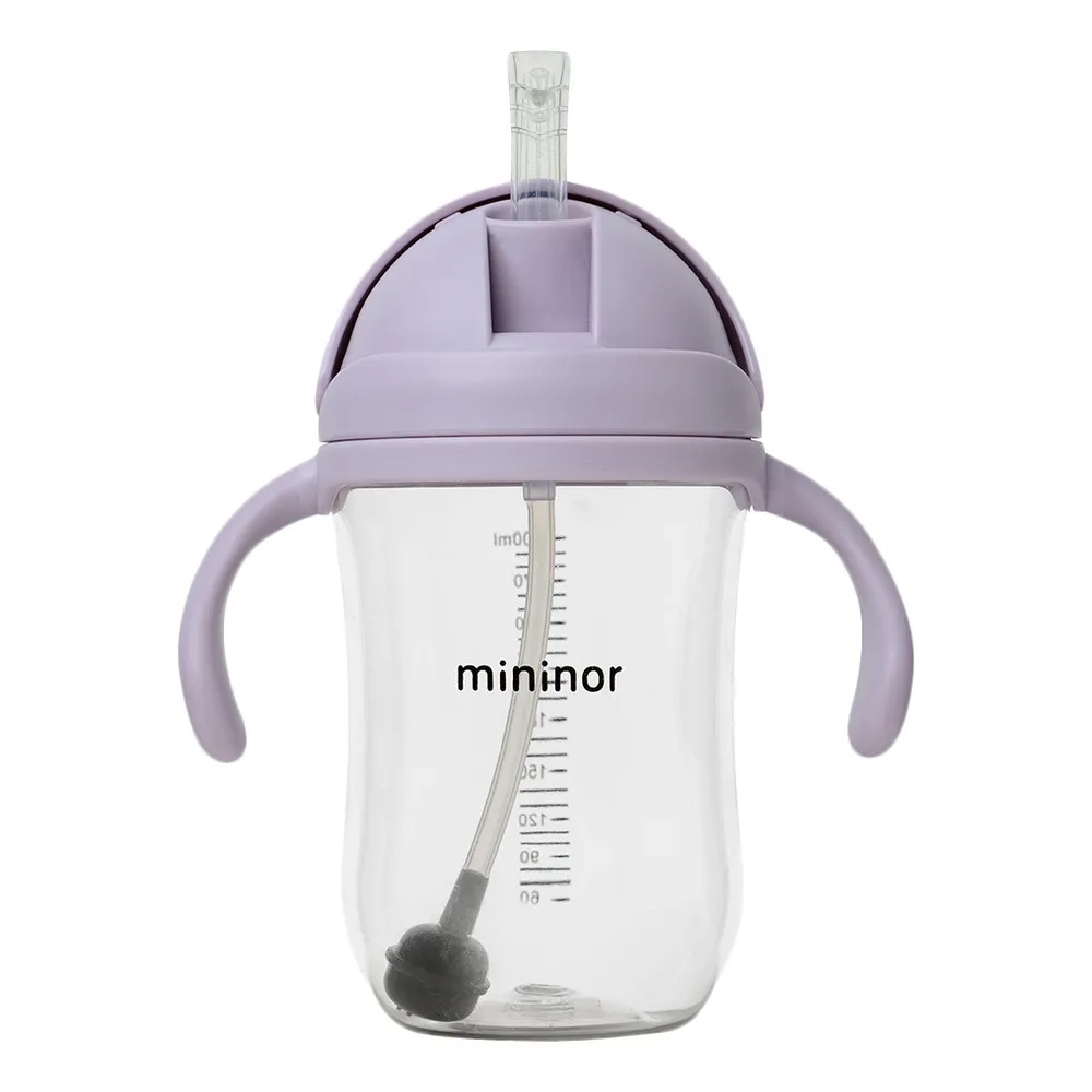 Mininor sugerørskop Lavendel - 330 ml.
