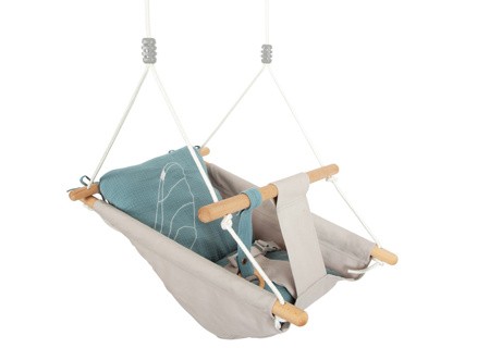Small Foot - Babygynge med pude - Seaside (I-SF12327)