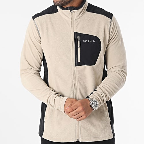 Veste Polaire Zippée Klamath Range Beige Noir