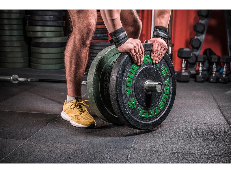 Chiba Fitness Handgelenkbandage Black Line One Size Fitness Bandage für Damen und Herren