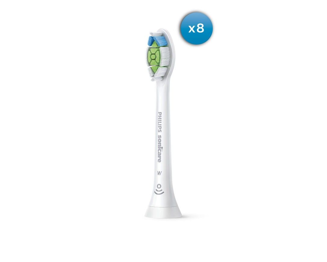 Philips Ersatz-Zahnbürste HX6068/12 Optimal White (8er Pack) weiss