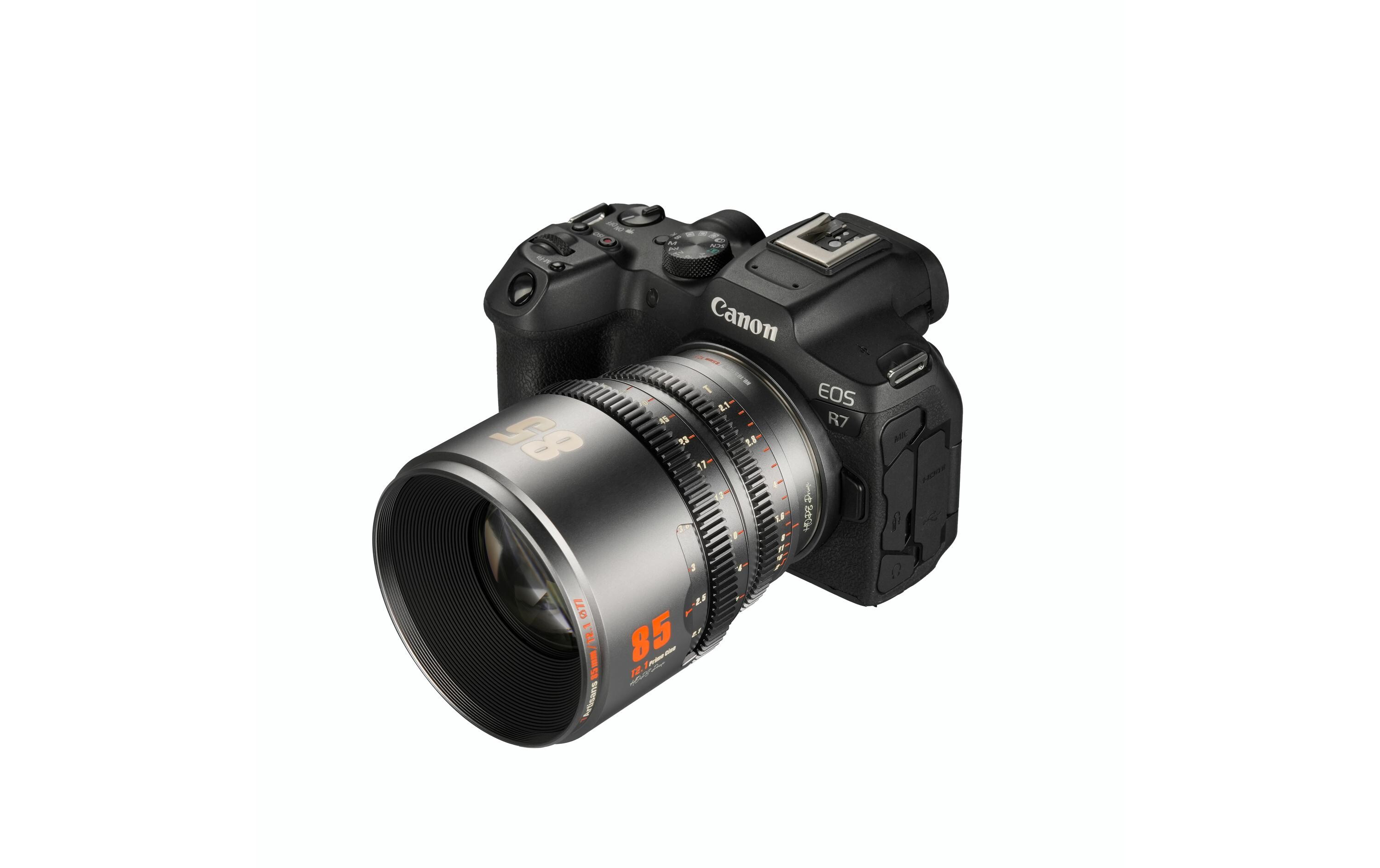 Festbrennweite 85mm T/2.1 – Canon RF<br>Kompaktes, leichtes Objektiv für Kameras mit Super35-Sensoren