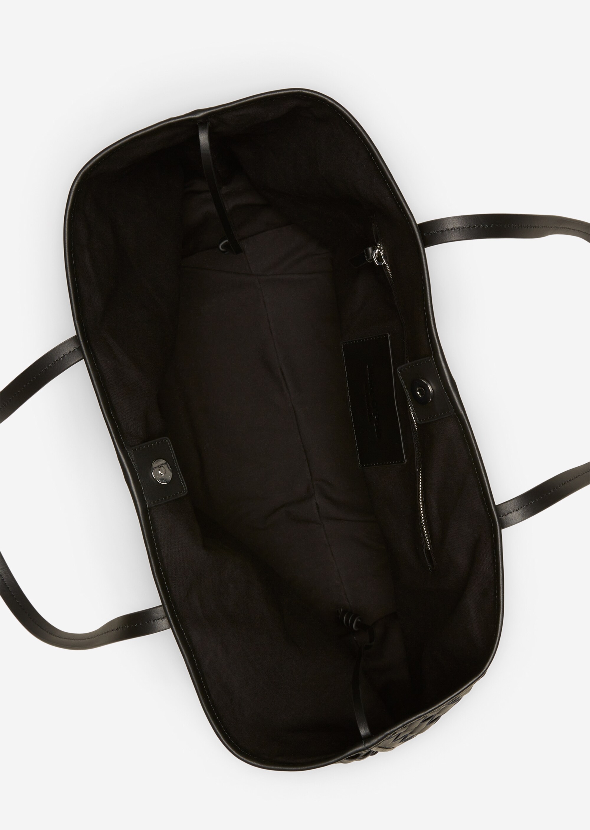 Shopper aus geflochtenem Rindleder