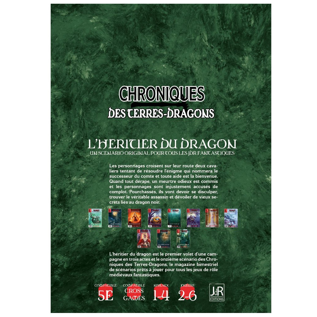 Chroniques Des Terres Dragons - N° 10 L’héritier du dragon