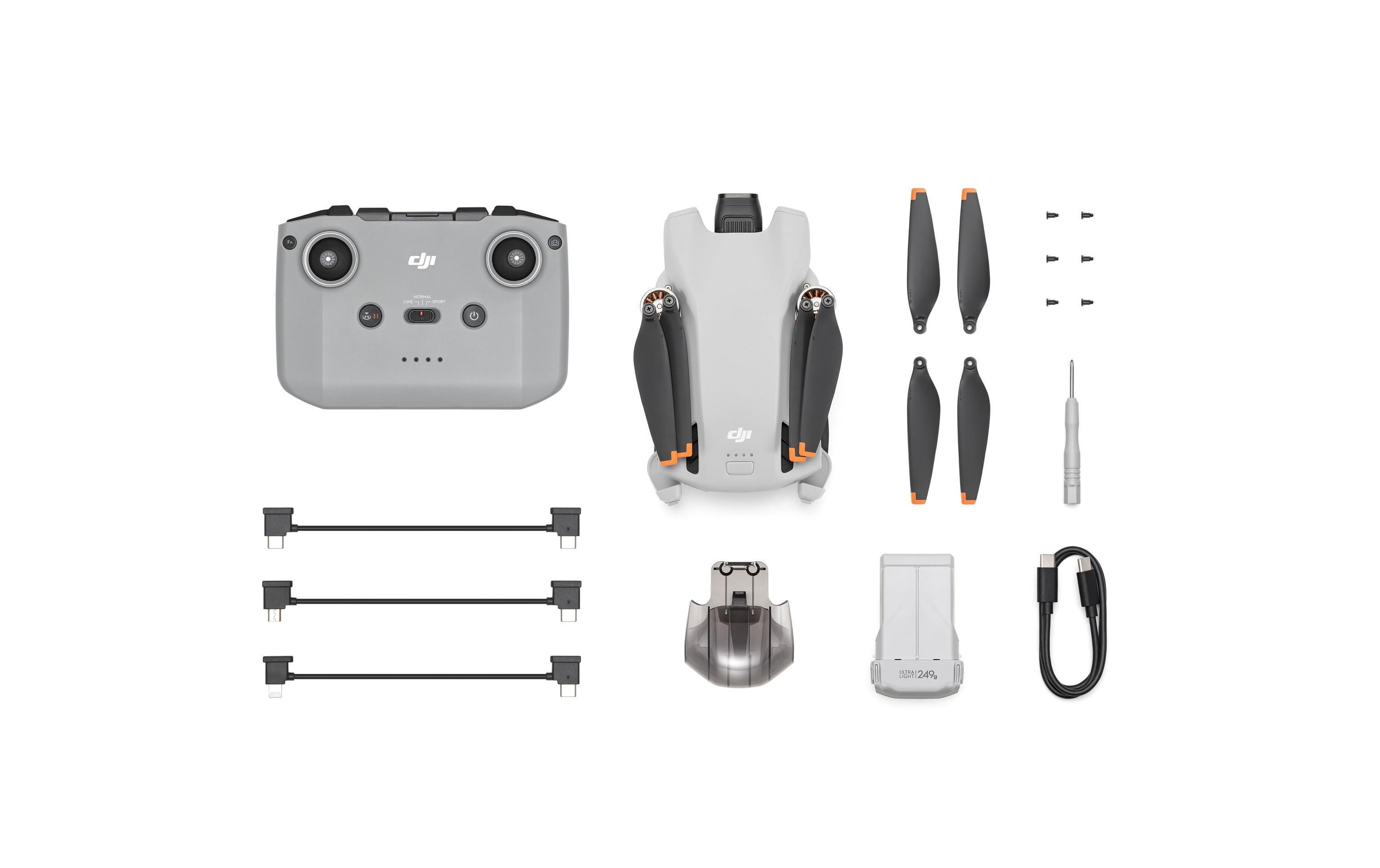 Multikopter Mini 3 mit Fernsteuerung RC-N1 (C0 | CE)<br>Kompakte Drohne mit 12 Mpx Kamera