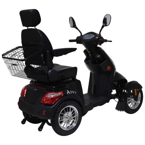 Arvo Elektrisk Scooter for Eldre P400 Svart