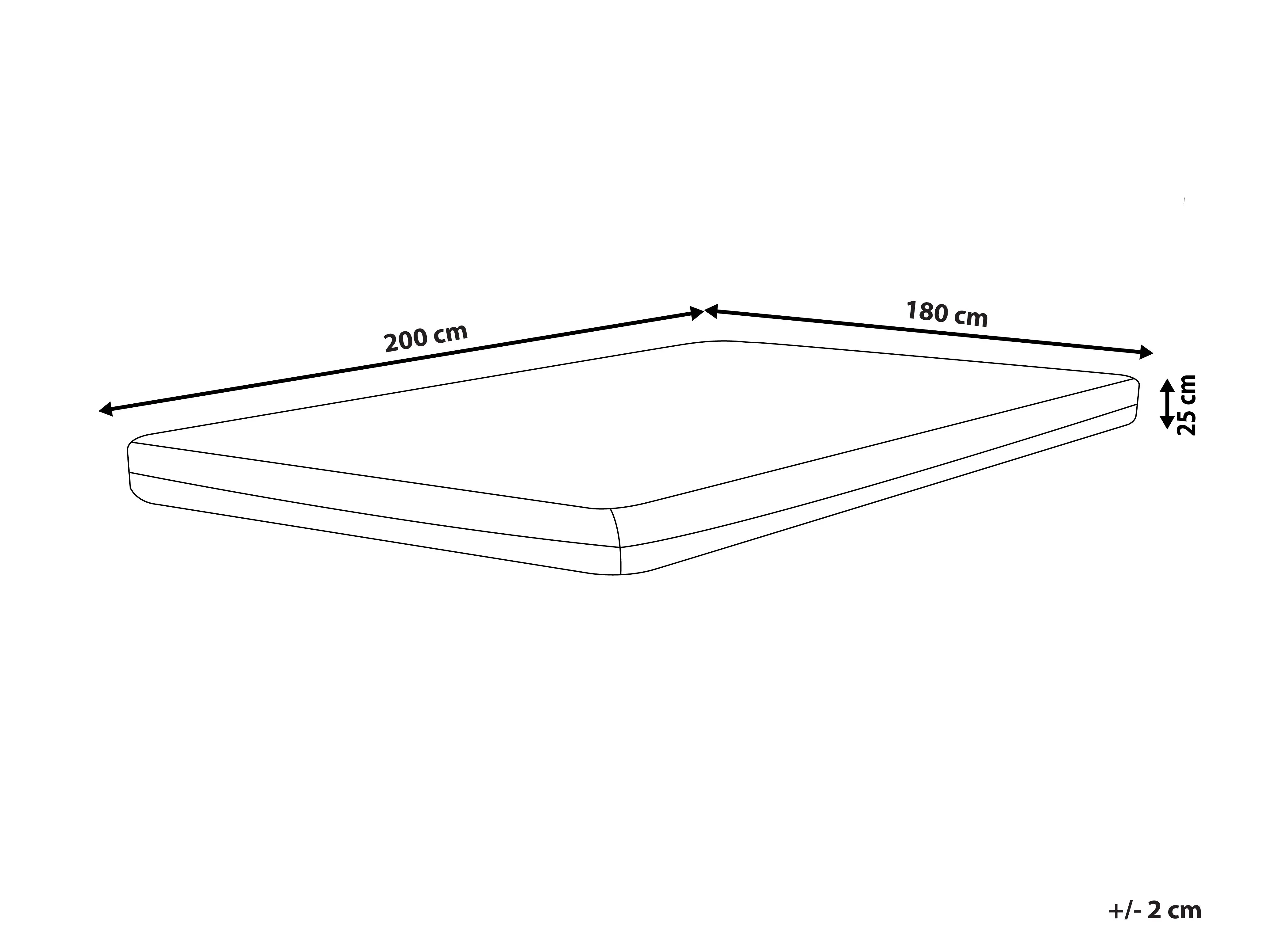 Latex traagschuimmatras TREASURE H3/4 Hard 180 x 200 cm