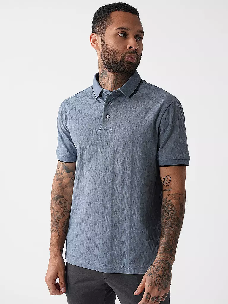 ARMANI EXCHANGE Poloshirt hellblau