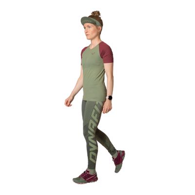 DynafitUltra Graphic Long Tights - oliv