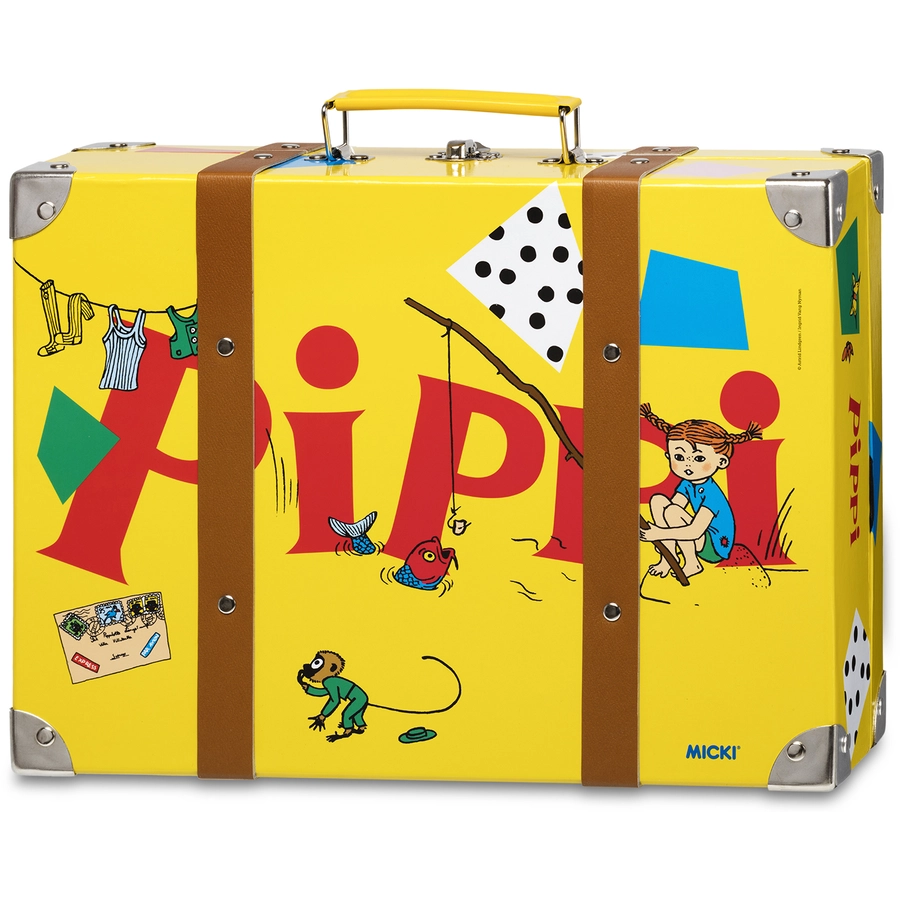 Pippi Langstrumpf Pippi Koffer, 32 cm, gelb