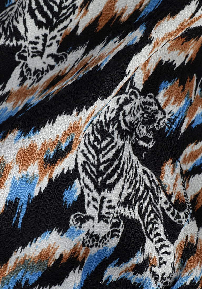 INDIAN BLUE JEANS blauwe indian blue jeans minirok tiger skirt