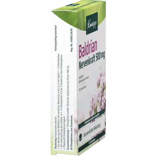 Baldrian Nervenkraft 500 mg Tabletten