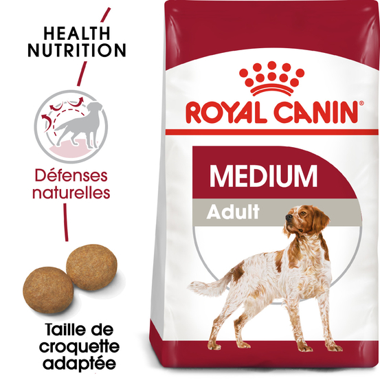 Croquettes chien de taille moyenne Medium Adult 4kg