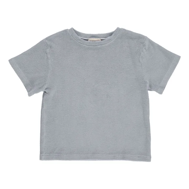 Poudre Organic T-Shirt Orgeat Eponge | Bleu gris