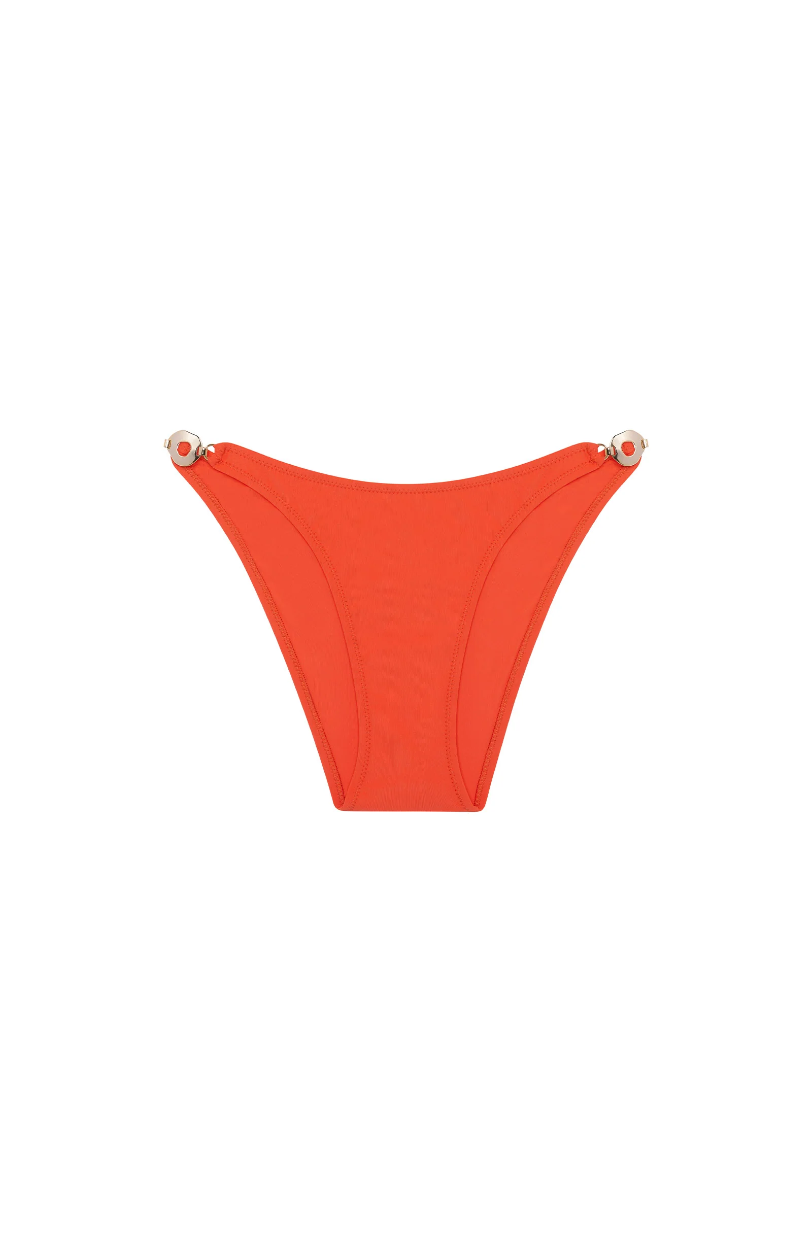 siha Bas de maillot de bain orange avec bijoux anneaux dorés Orange