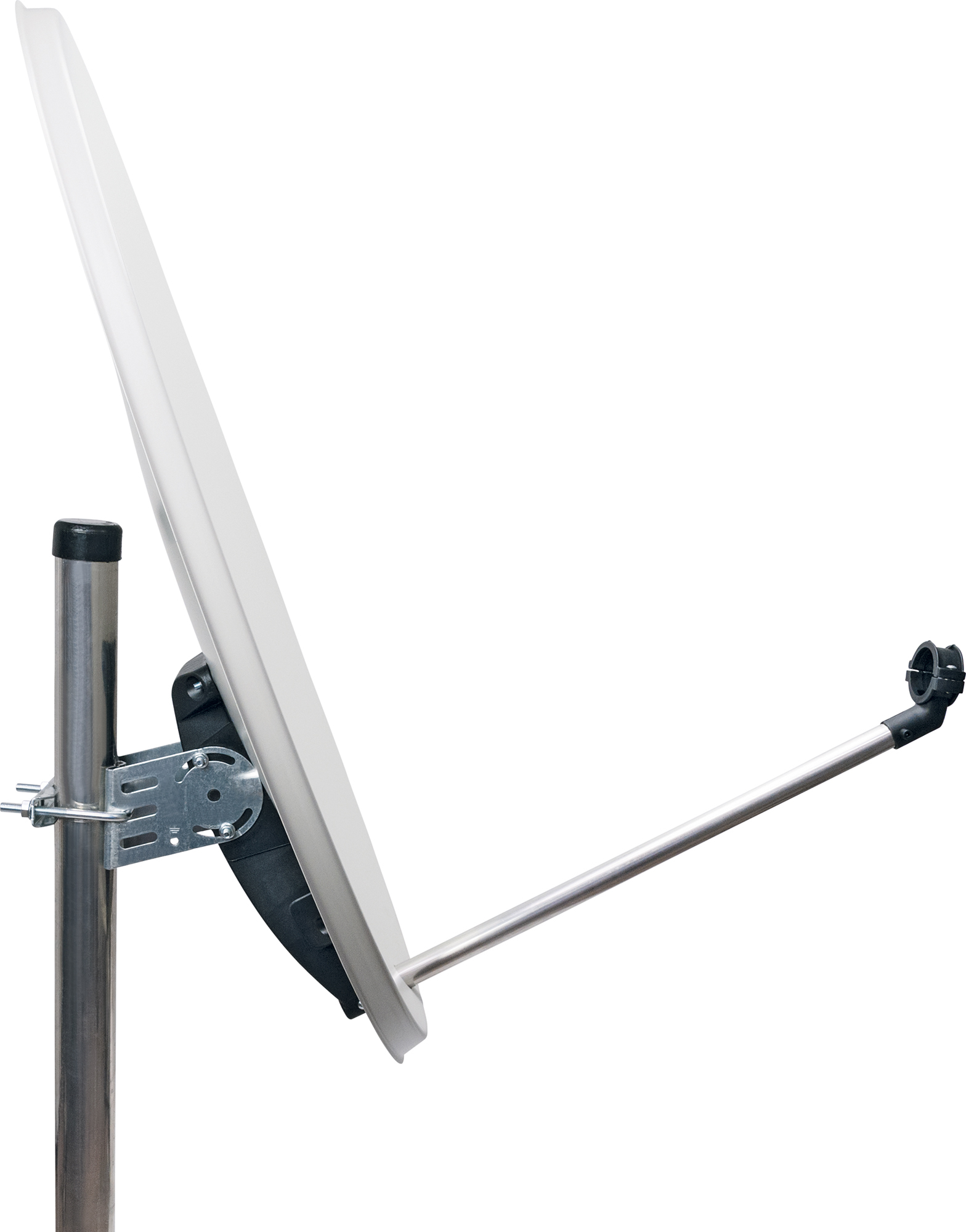 Schwaiger SPI993 lichtgrijze 80 cm schotel met lnb