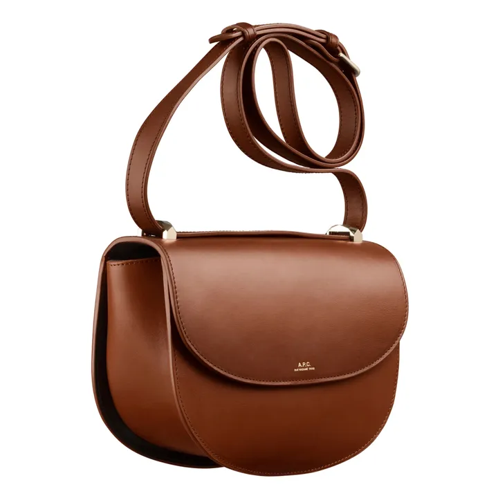 A.P.C. Sac Genève Cuir Lisse | Noisette