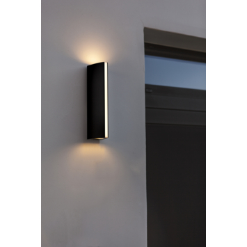 LUTEC wandlamp Leo 14,5W zwart