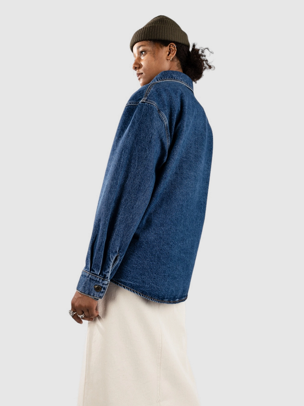 Rhythm Oversized Denim Jacket dark wash