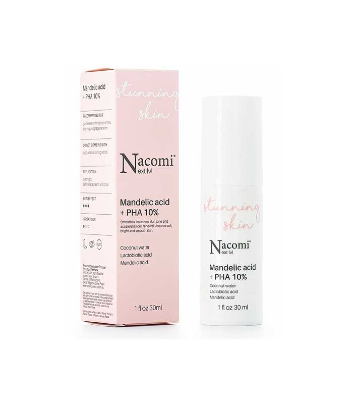 Nacomi - *Next Level* - Soro de Ácido Mandélico + PHA 10% Stunning Skin