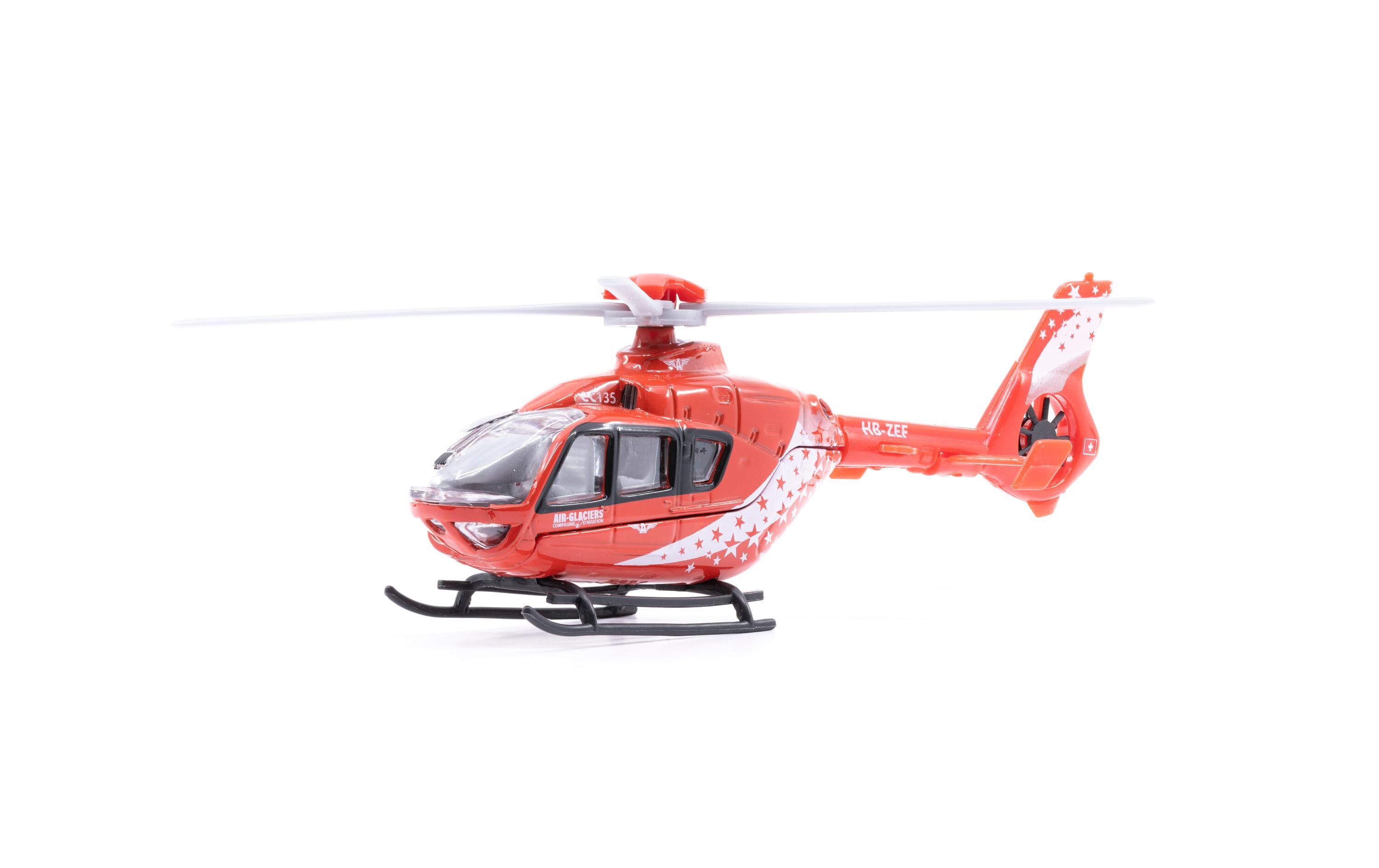 Toy EC-135 Air Glaciers Helikopter 1:72Mini EC-135 Air Glaciers Helikopter