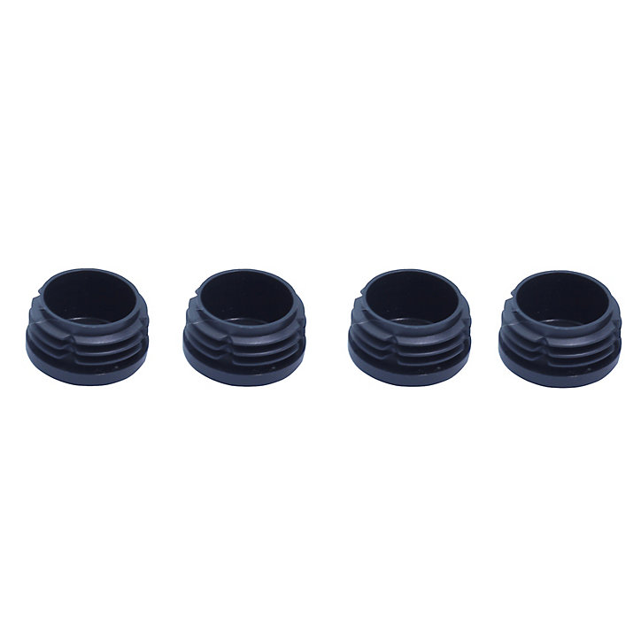 Embout en plastique Diall 30/31 mm x 4, noir