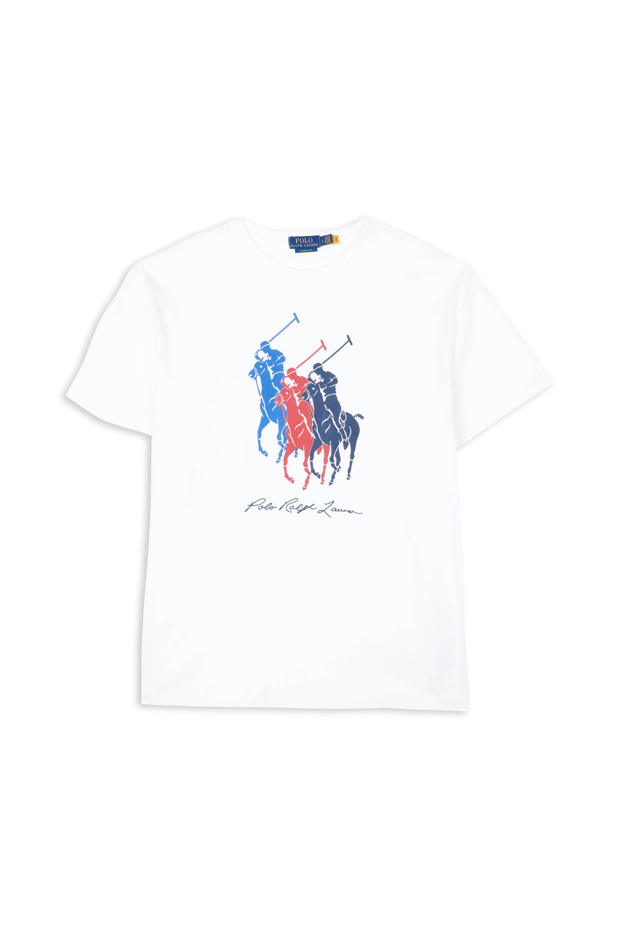 POLO RALPH LAUREN T-shirt  Classic Fit Big Pony Jersey T-Shirt Blanc