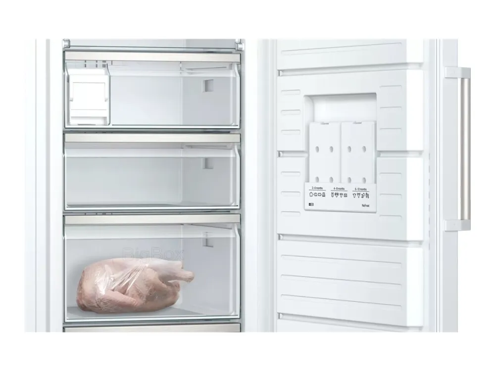[OUTLET] - Siemens iQ500 GS54NAWCV - Fryser - stående - bredde: 70 cm - dybde: 78 cm - højde: 176 cm - 328 liter - Klasse C - hvid