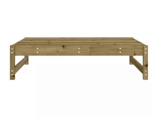 Repose-pied de jardin 120x80 cm bois de pin imprégné