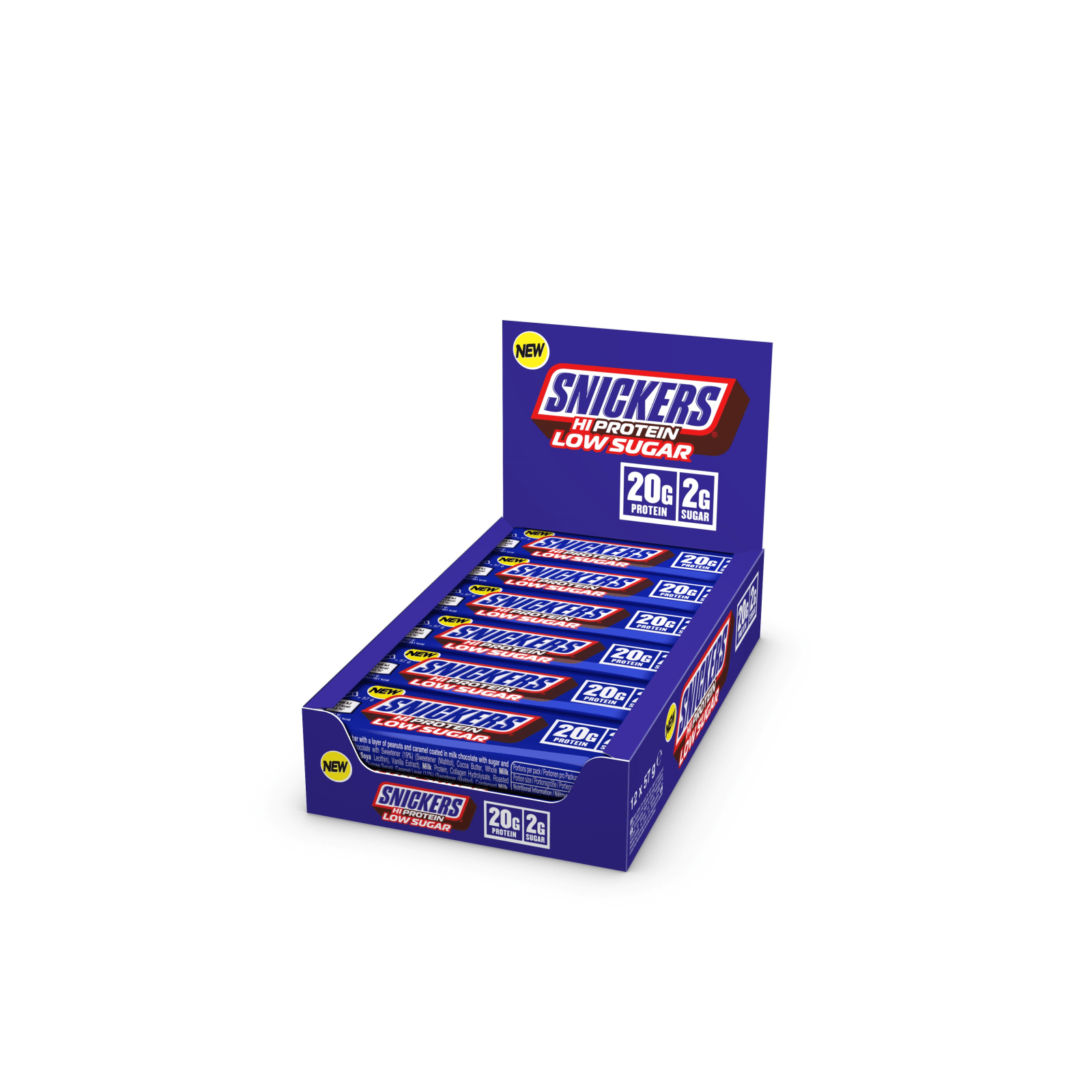 Snickers Low Sugar High Protein Bar (12x57g)