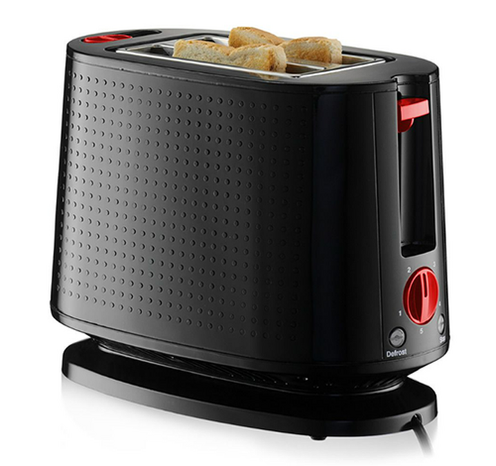 Grille-pain Toaster Bistro noir - 2 fentes - BODUM