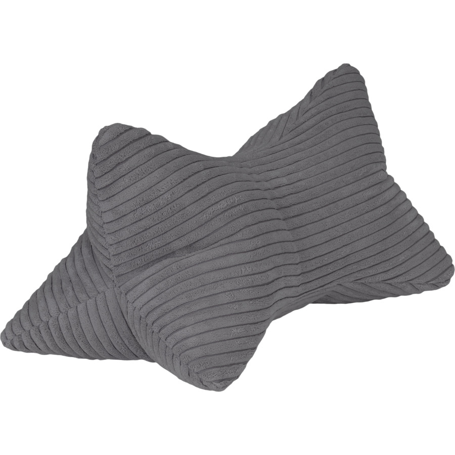 Stützkissen Cora Stoff silber 42 x 24 cm