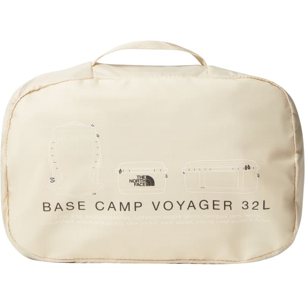 Duffel THE NORTH FACE BC VOYAGER DUFFEL 32L GRAVEL/TNF BLACK