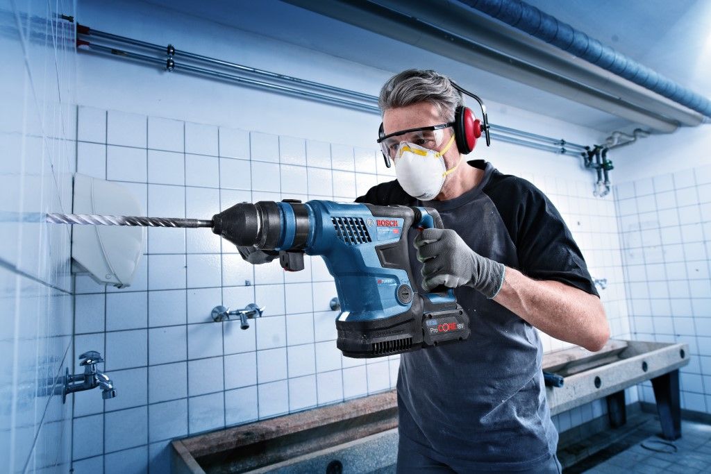 Bosch GBH 18V-34 CF Accu boorhamer set in Koffer - 0611914002
