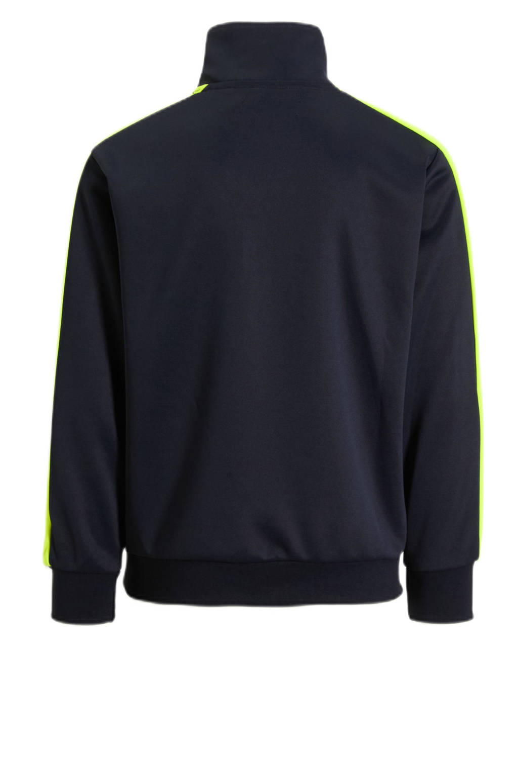 Orange Stars sweater half zipper Remie met printopdruk donkerblauw