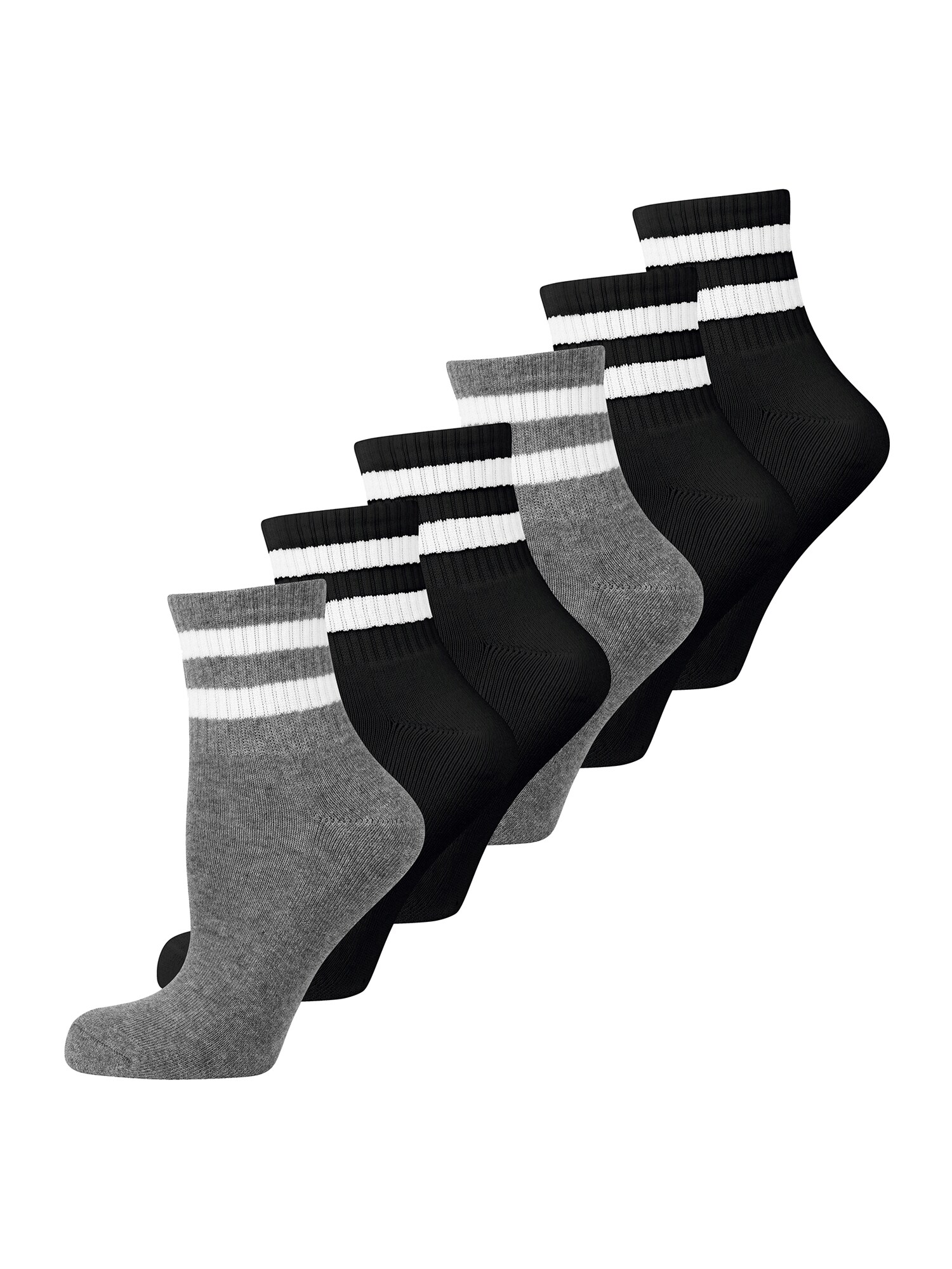 NUR DER Herren Sportsocken Short Track 6er Pack