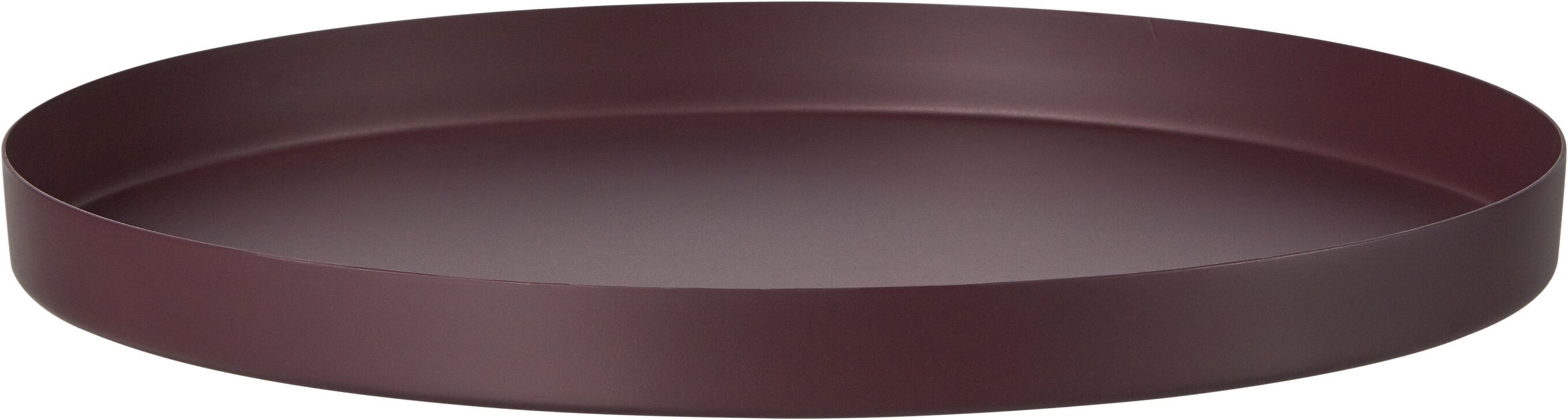 LIVIA Deko Platte - Bordeaux / H: 2.5 cm