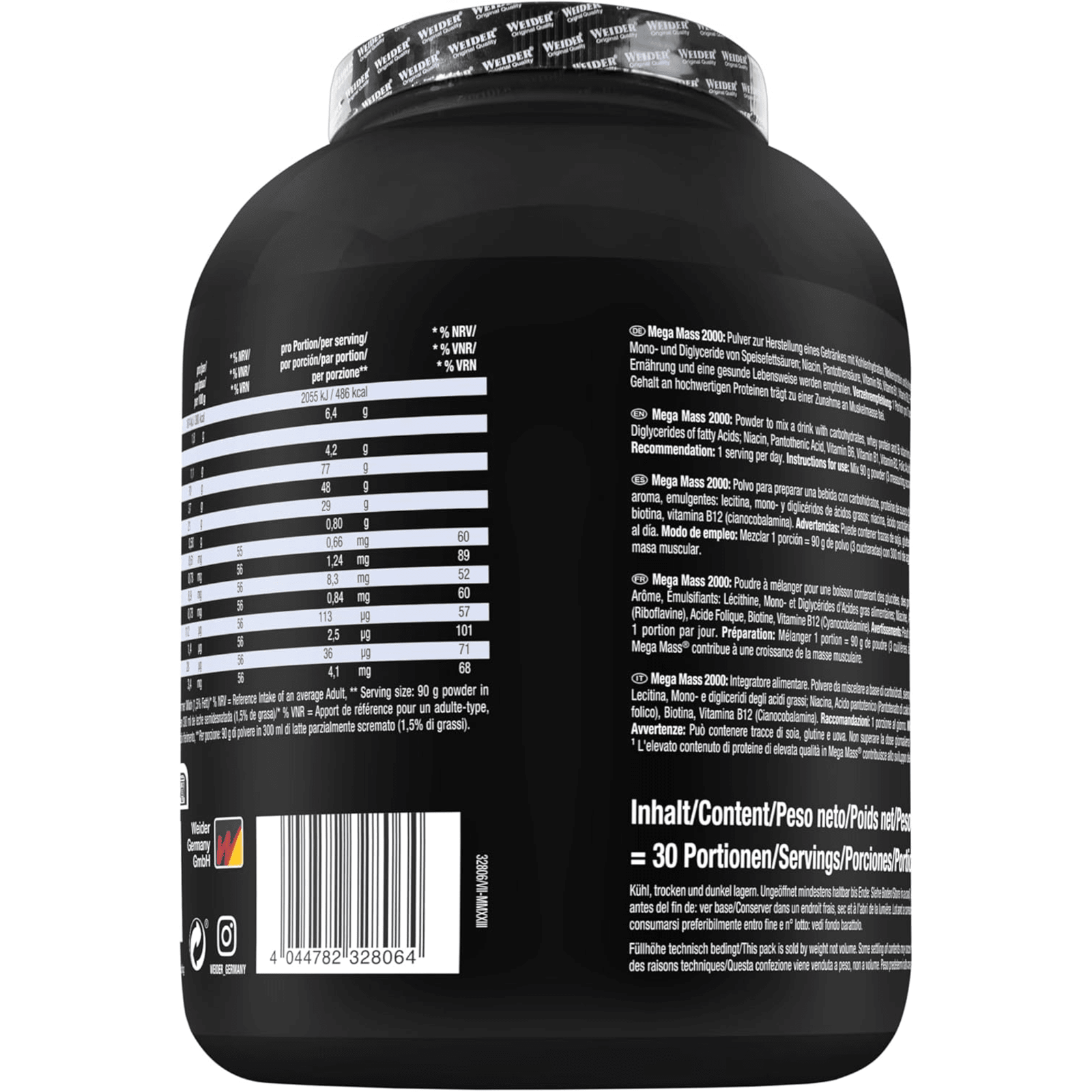 Mega Mass 2000 (2700g)