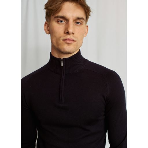 Bruun & Stengade Pelle Striktrøje, Navy, L