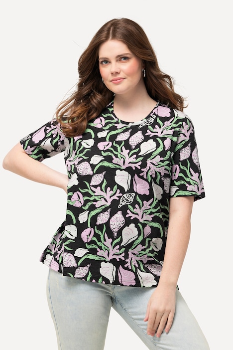 T-Shirt, Meeresmotive, Classic, Rundhals, Halbarm