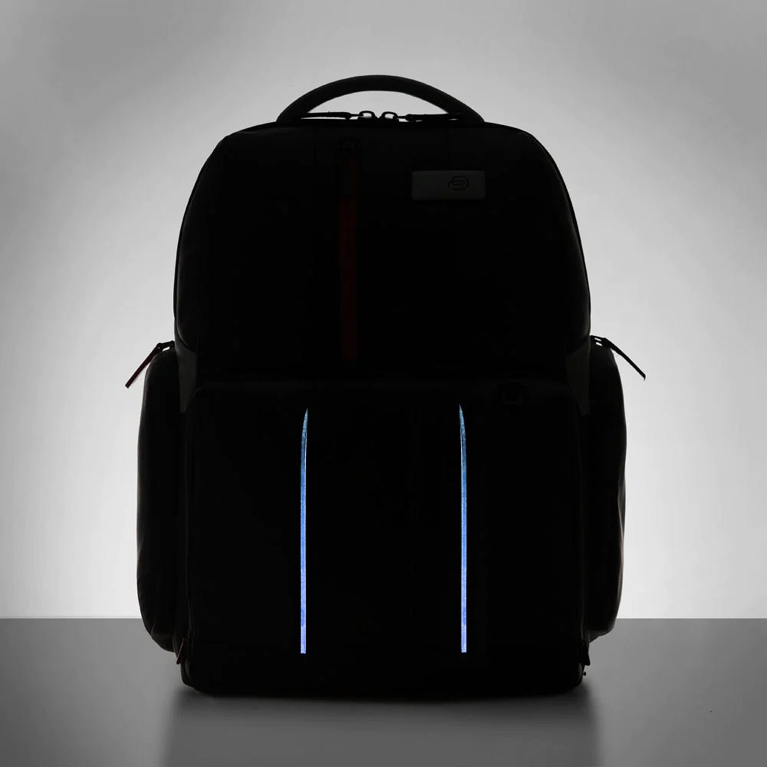 Piquadro Urban Leather I-Tech Backpack black/grey