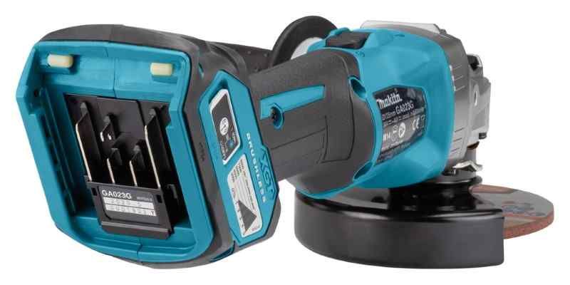 Makita GA023GZ 40V Max Haakse slijper 125 mm zonder accu en lader met vastzetschakelaar