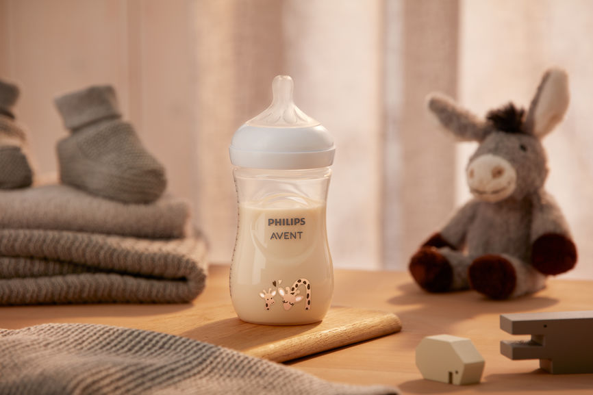 Philips Avent tåteflaske Natural Response Giraffe 260 ml