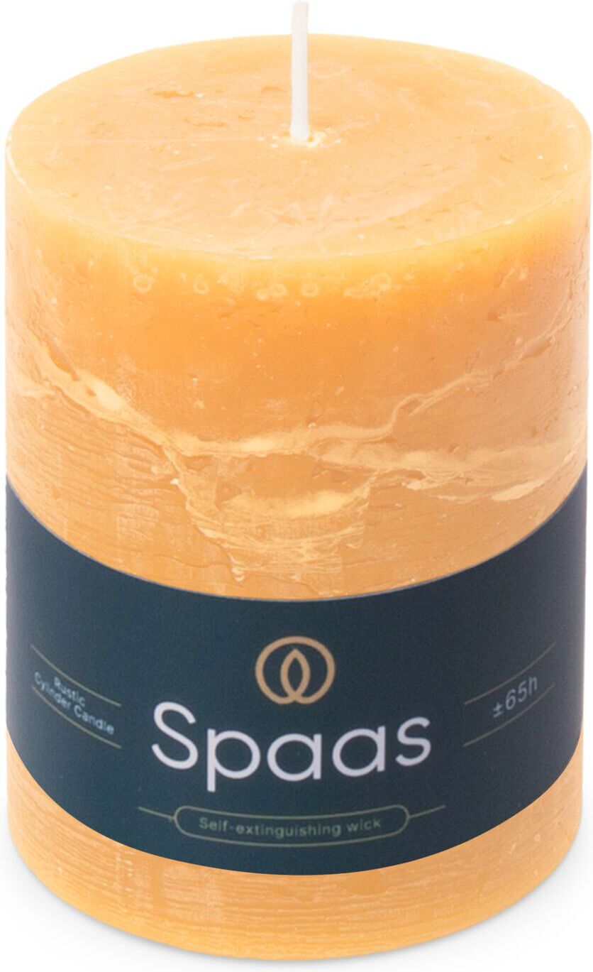 Spaas stompkaars Essential collection beige 65 uur D 8 H 11 cm