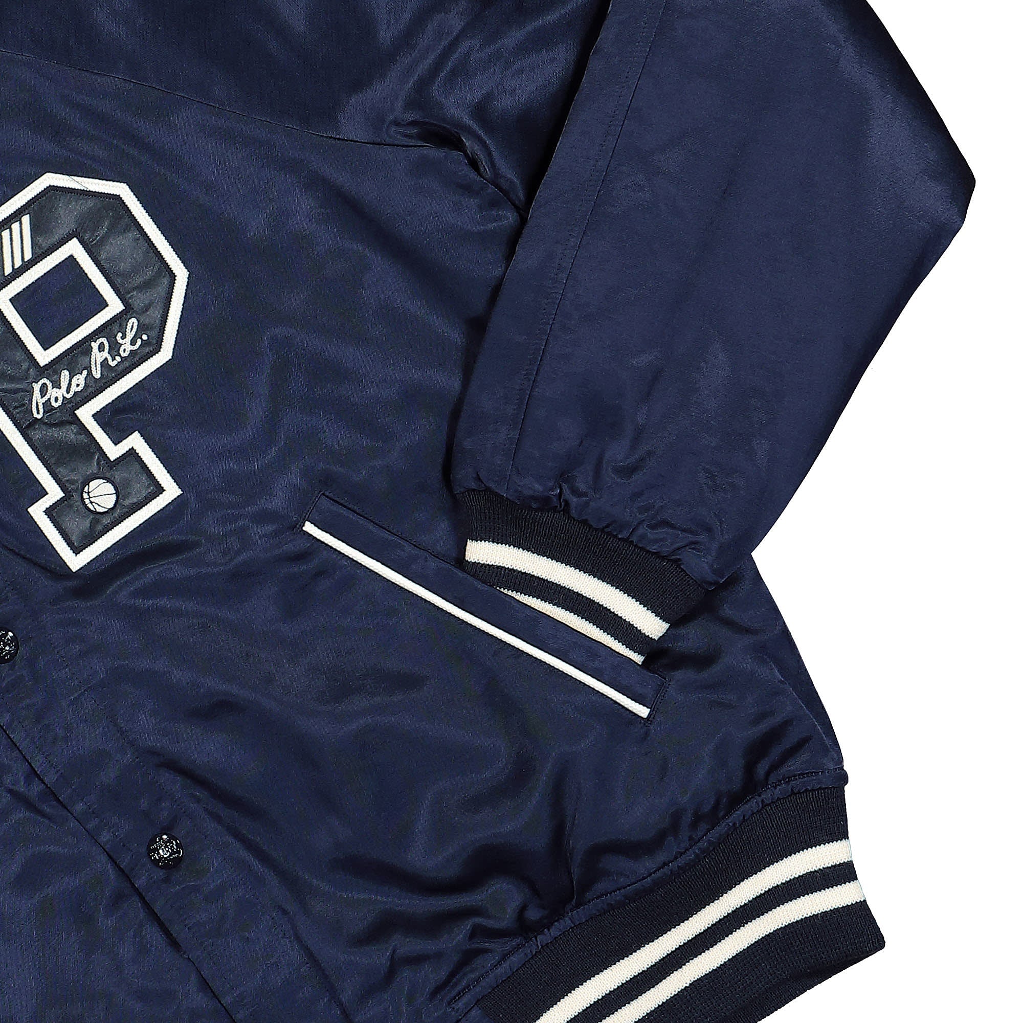 Polo Ralph Lauren<br>Varsity-Inspired Satin Jacket