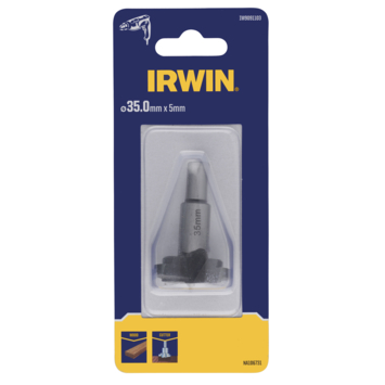 Irwin komscharnierfrees voor frezen in hout Ø35 mm.